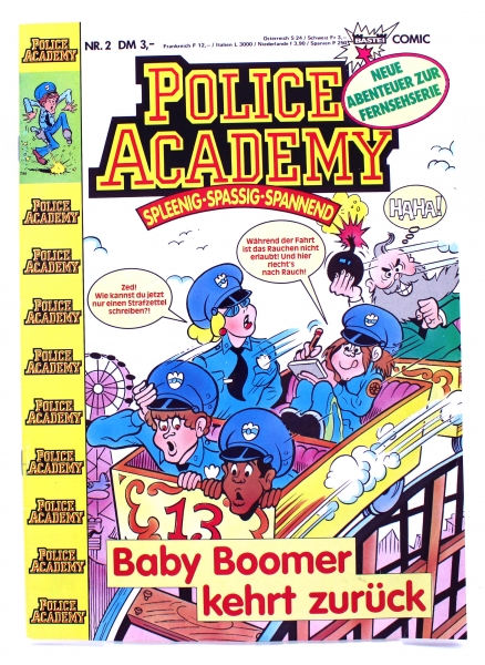 Police Academy Comic Magazin Nr. 2: Baby Boomer kehrt zurück von Bastei